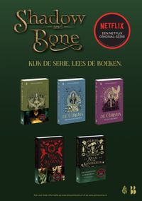 Een A2 poster voor de promotie van de Grisha-boeken speciaal gemaakt voor de boekhandels